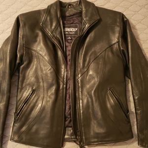 Womens leather jacket